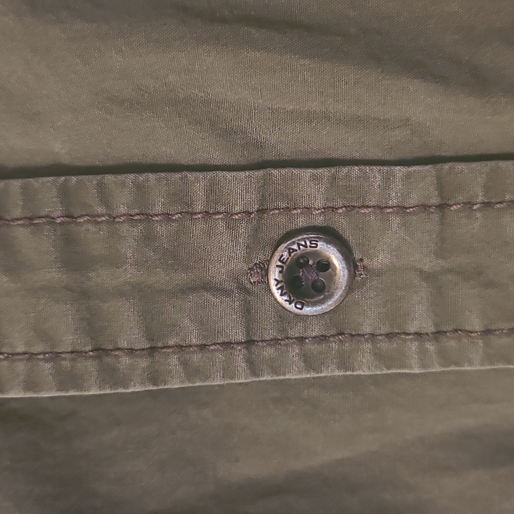 Dkny Olive Green Button-Down - image 2